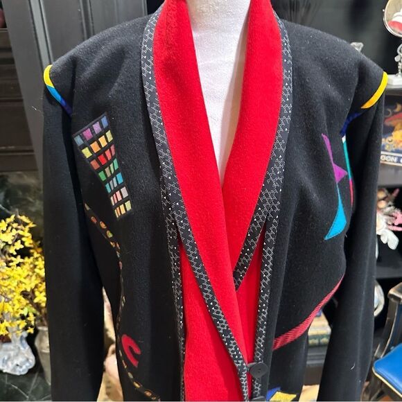 Lynn Murray Vintage Wool Trench Coat • Size Large • Classic 80s/90s - Picture 2 of 16